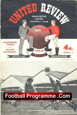 Manchester United v Bolton Wanderers 1956 – First Floodlight
