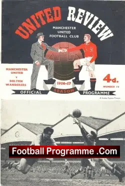 Manchester United v Bolton Wanderers 1956 – 1st Floodlights