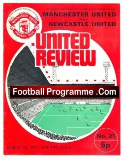 Manchester United v Newcastle United 1973