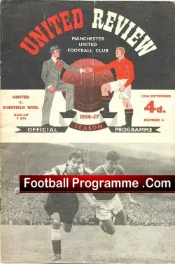 Manchester United v Sheffield Wednesday 1956
