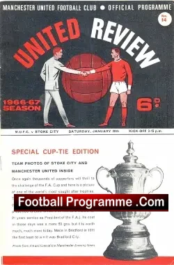 Manchester United v Stoke City 1967 – FA Cup