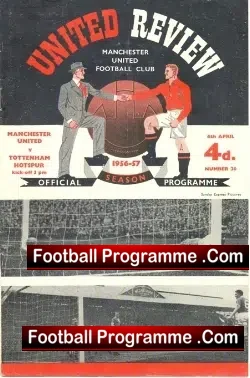 Manchester United v Tottenham 1957