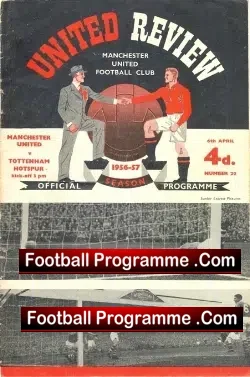 Manchester United v Tottenham 1957