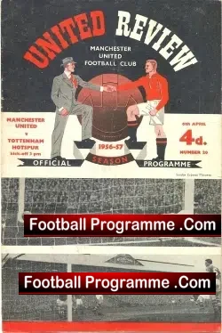 Manchester United v Tottenham 1957