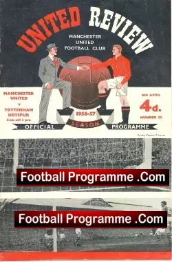 Manchester United v Tottenham 1957