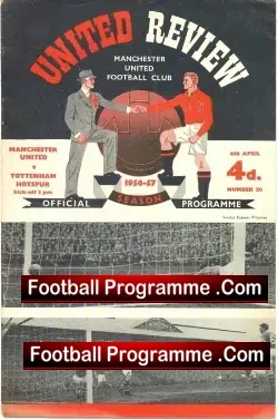 Manchester United v Tottenham 1957