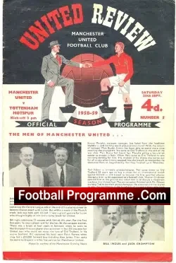 Manchester United v Tottenham 1958 – Albert Quixall Debut