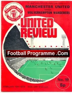 Manchester United v Wolves 1973