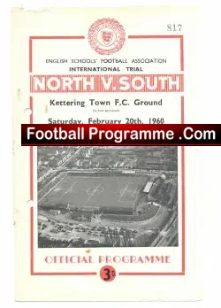 North v South 1960 – Schoolboys at Kettering – Pleat – Fry