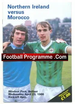 Northern Ireland v Morocco 1986