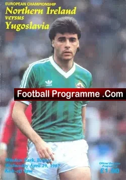 Northern Ireland v Yugoslavia 1987
