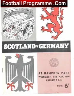 Scotland v Germany 1959 – Hampden Park