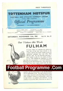 Tottenham Hotspur v Fulham 1961 – to clear