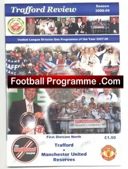 Trafford v Manchester United 2008 – Reserves