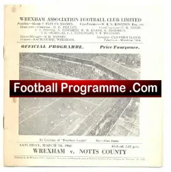 Wrexham v Notts County 1964