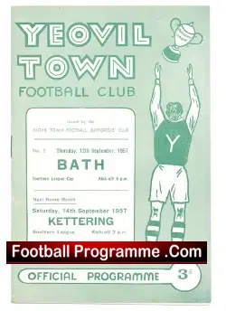 Yeovil Town v Kettering 1957