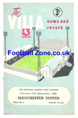 Aston Villa v Manchester United 1960