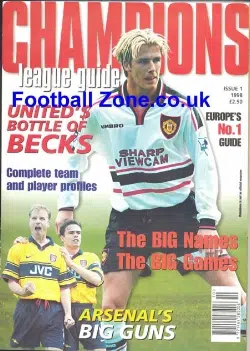 Manchester United Champions League Guide Magazine 1998 1999