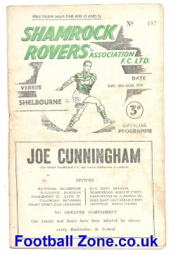 Shamrock Rovers v Shelbourne 1956