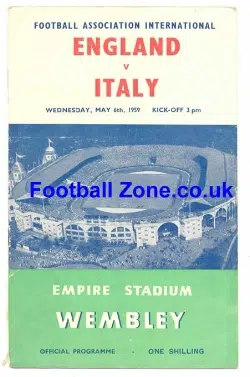England v Italy 1959