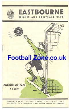 Eastbourne United v Worthing 1948