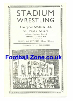 Liverpool Wrestling Stadium 1955