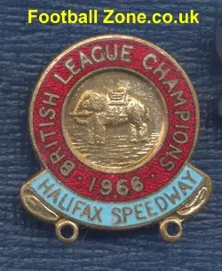 Halifax Speedway Badge 1966 British League Championship