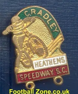 Cradley Heath Speedway Badge - Heathens
