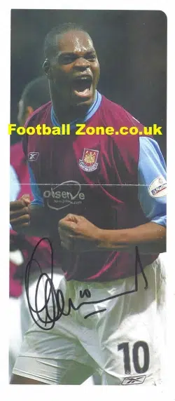 West Ham United Marlon Harewood Autographed Picture