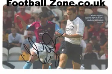 West Ham United Matthew Etherington Autographed Picture