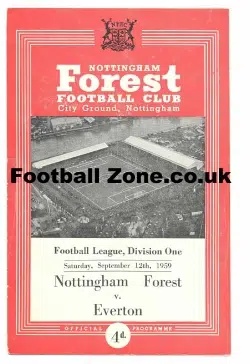 Nottingham Forest v Everton 1959