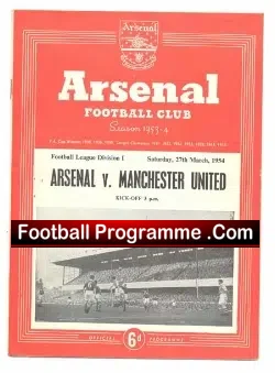 Arsenal v Manchester United 1954 – Busby Babes