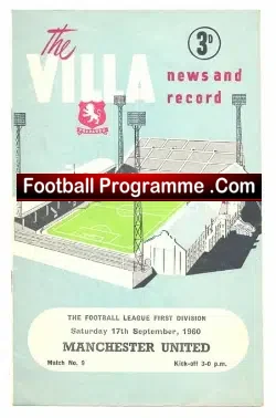 Aston Villa v Manchester United 1960