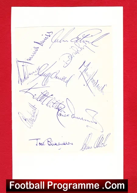 England Cricket Signed Autographs Selection 1970’s