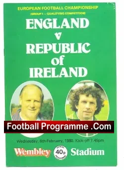 England v Ireland 1980