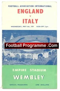 England v Italy 1959
