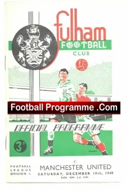 Fulham v Manchester United 1949