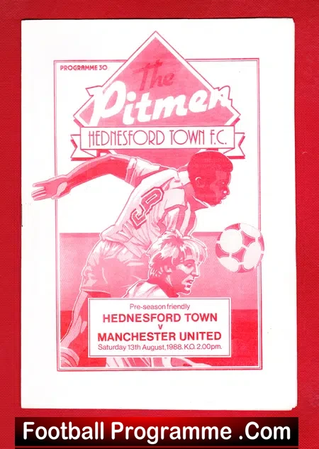 Hednesford Town v Manchester United 1988