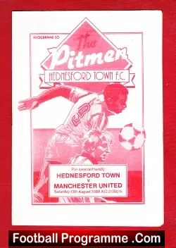Hednesford Town v Manchester United 1988