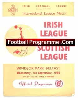 Irish League v Scottish League 1960 – Windsor Park Belfast