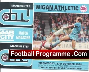 Manchester City v Wigan Athletic 1982 – League Cup