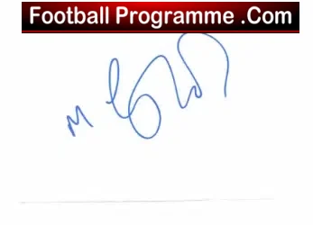 Manchester United Michael Carrick Autograph Signed - football programme