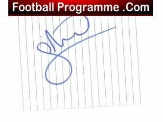 Manchester United Mikael Silvestre Autograph - football programme