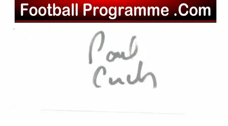 Manchester United Paul Scholes Autograph - football programme