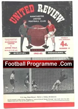 Manchester United v Aston Villa 1962 – Rearranged