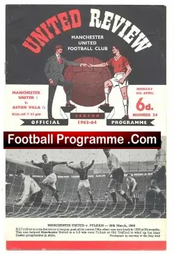 Manchester United v Aston Villa 1964
