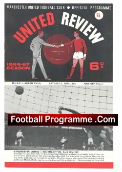 Manchester United v Aston Villa 1967
