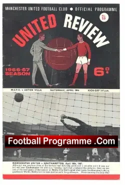 Manchester United v Aston Villa 1967