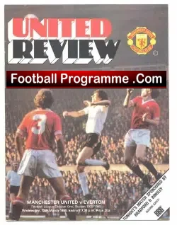 Manchester United v Everton 1980