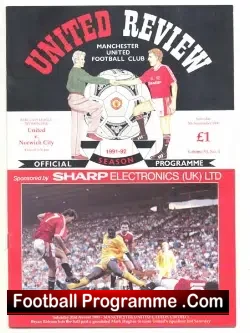 Manchester United v Norwich City 1991